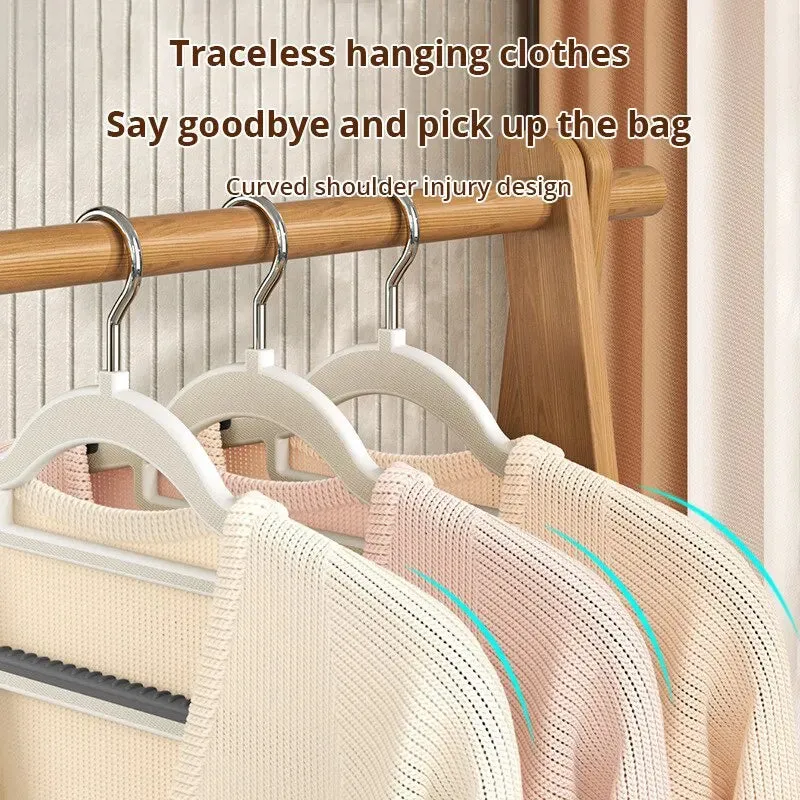 10pcs Multifunctional Wet Dry Hangers Black Orange Grey Anti Slip for Bedroom Wardrobe