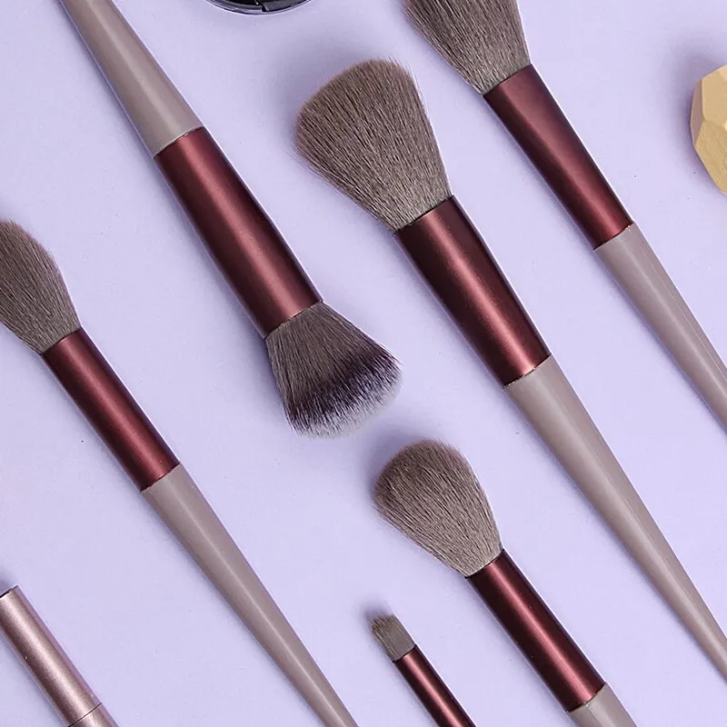 13 Pcs Makeup Brushes Set Eye Shadow Foundation Women Cosmetic Brush Eyeshadow Blush Beauty Soft Make Up Tools