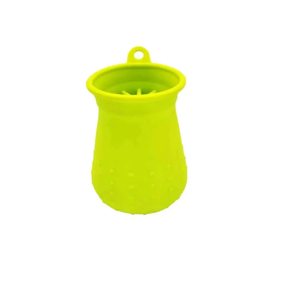 2 in 1 Portable Soft Silicone Paw Effectively Cleaner Shower Brush for Dogs and Cats