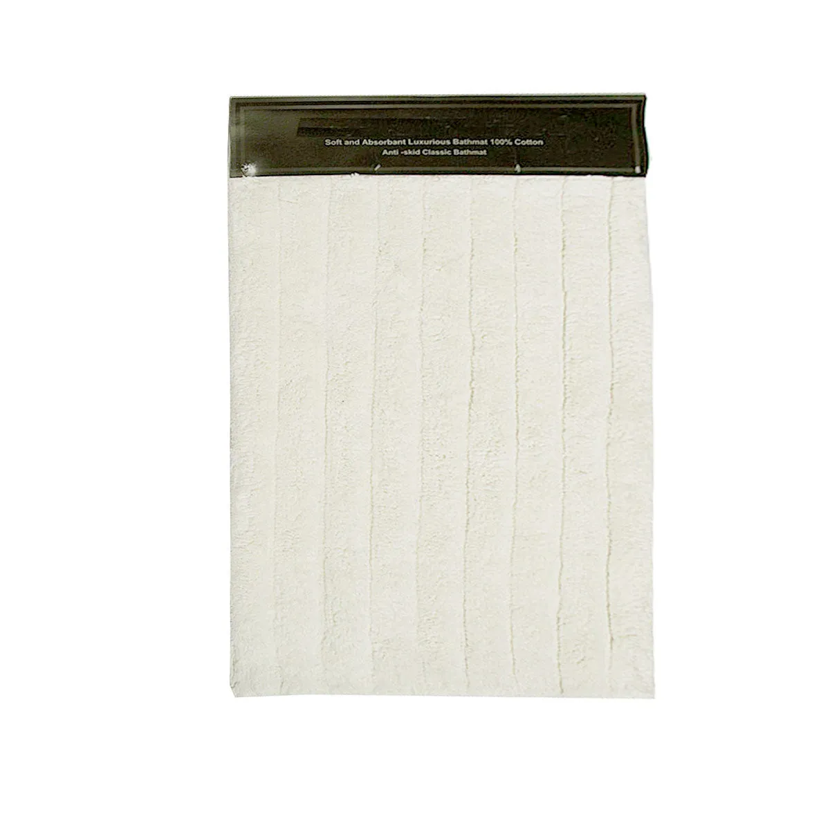 2000GSM Soft & Absorbent 100% Cotton Bath Mat | 50 x 80cm | Ivory