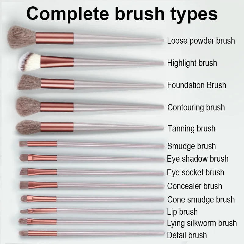 8-13PCS Makeup Brushes Set Soft Fluffy for Beauty cosmetics