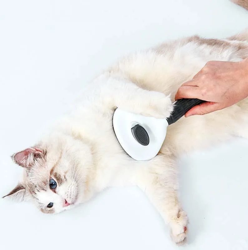 Automatic Stainless Steel Pet Hair Removal Comb