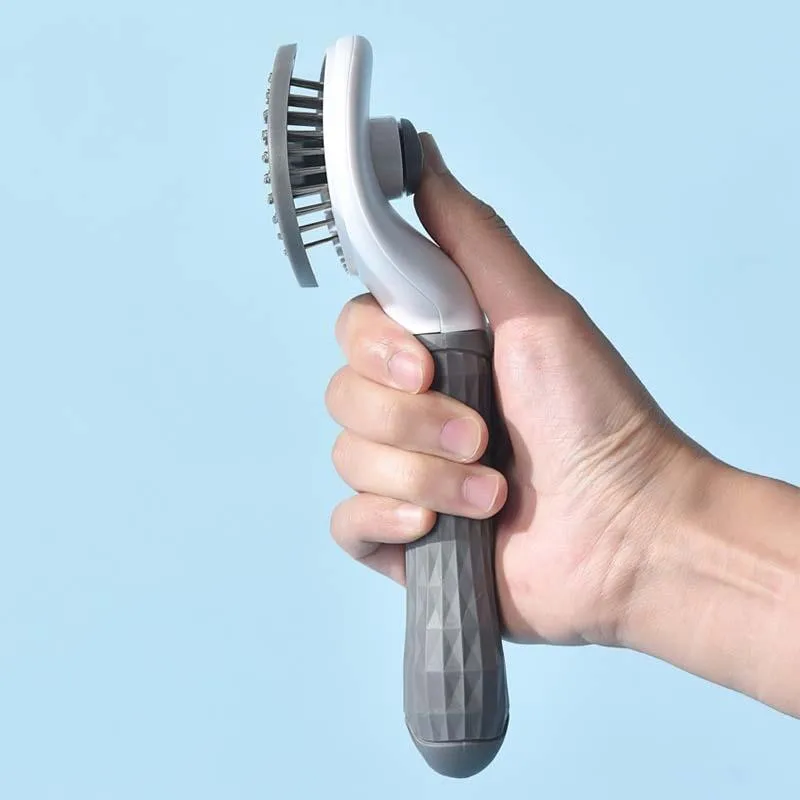 Automatic Stainless Steel Pet Hair Removal Comb