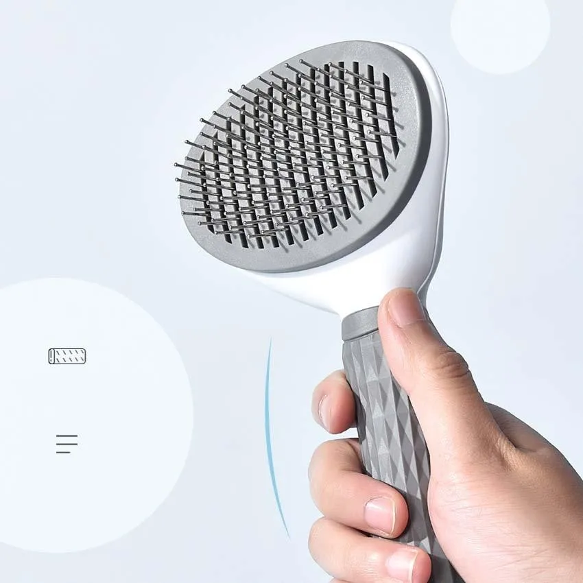 Automatic Stainless Steel Pet Hair Removal Comb