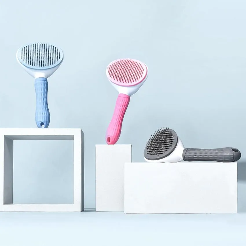 Automatic Stainless Steel Pet Hair Removal Comb