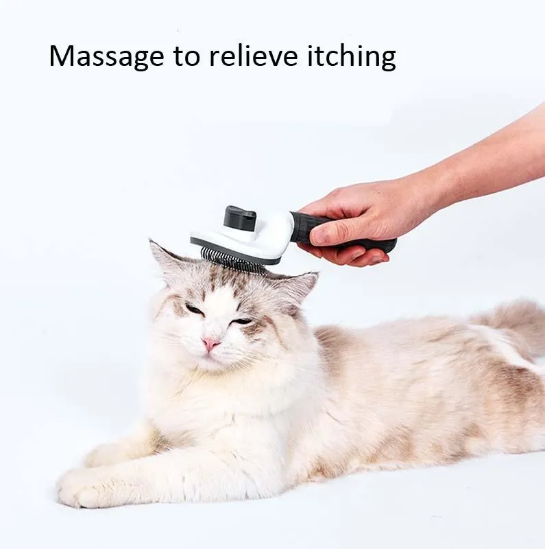 Automatic Stainless Steel Pet Hair Removal Comb