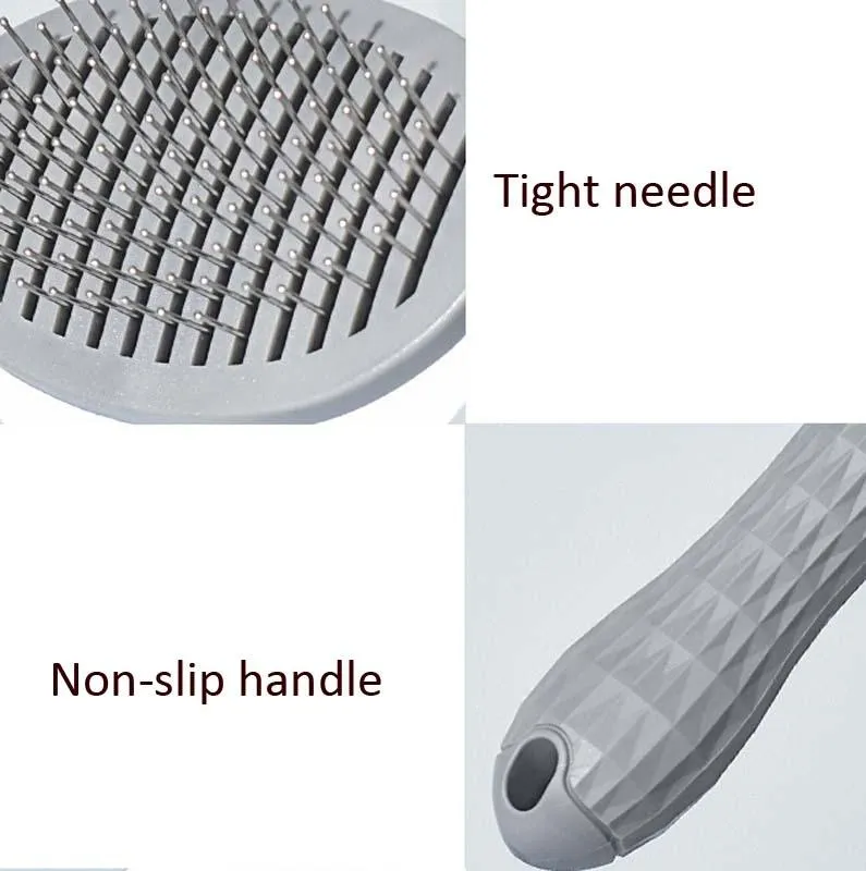 Automatic Stainless Steel Pet Hair Removal Comb