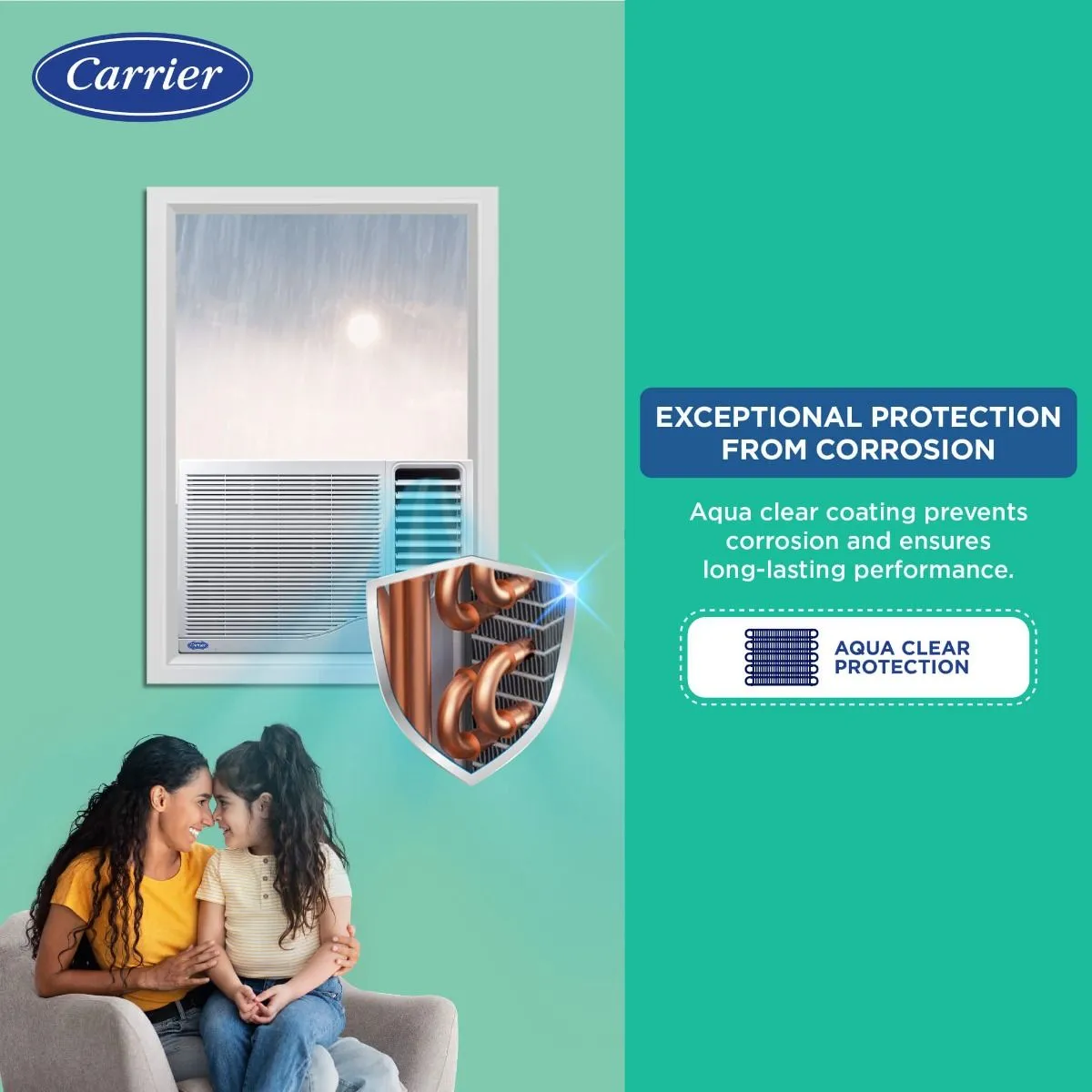 Carrier Estrella EX 18K 3 Star Window AC  ( 1.5TON ) CAW18EC3R34F0