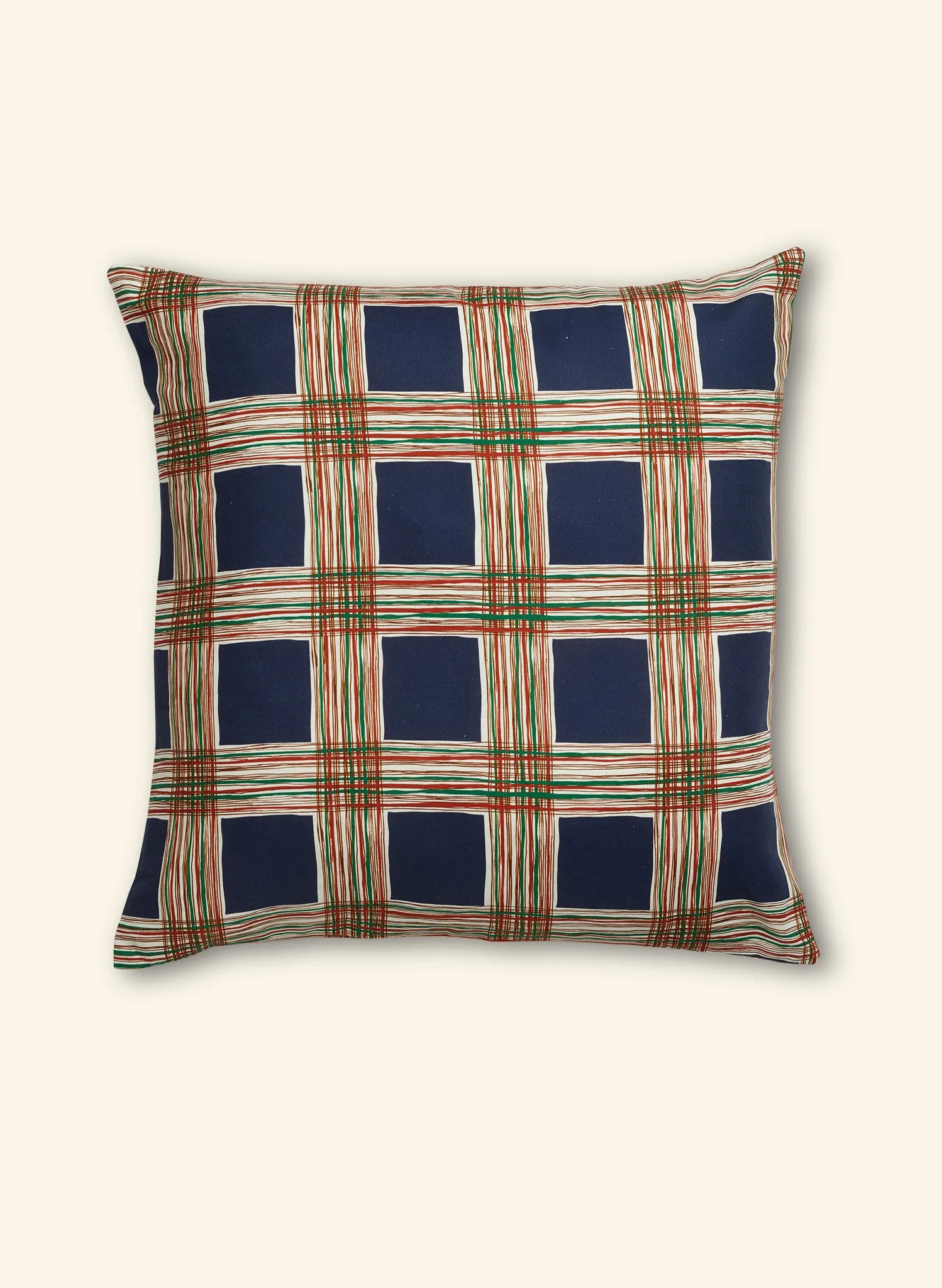 Dog Bed - Navy Checks