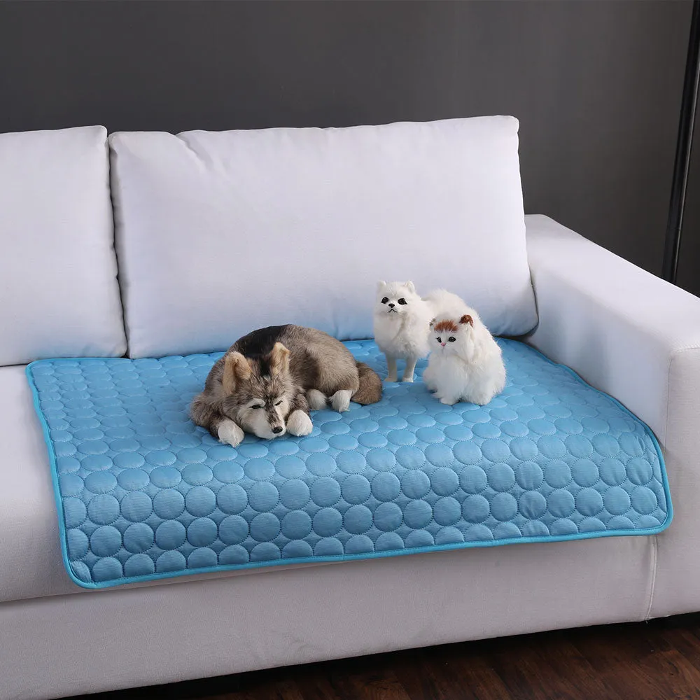 Dog Cooling Mat Summer Pad Mat For Dogs  Breathable Blanket  Ice Pads Washable Sofa Breathable Pet Dog Bed Pet Mat