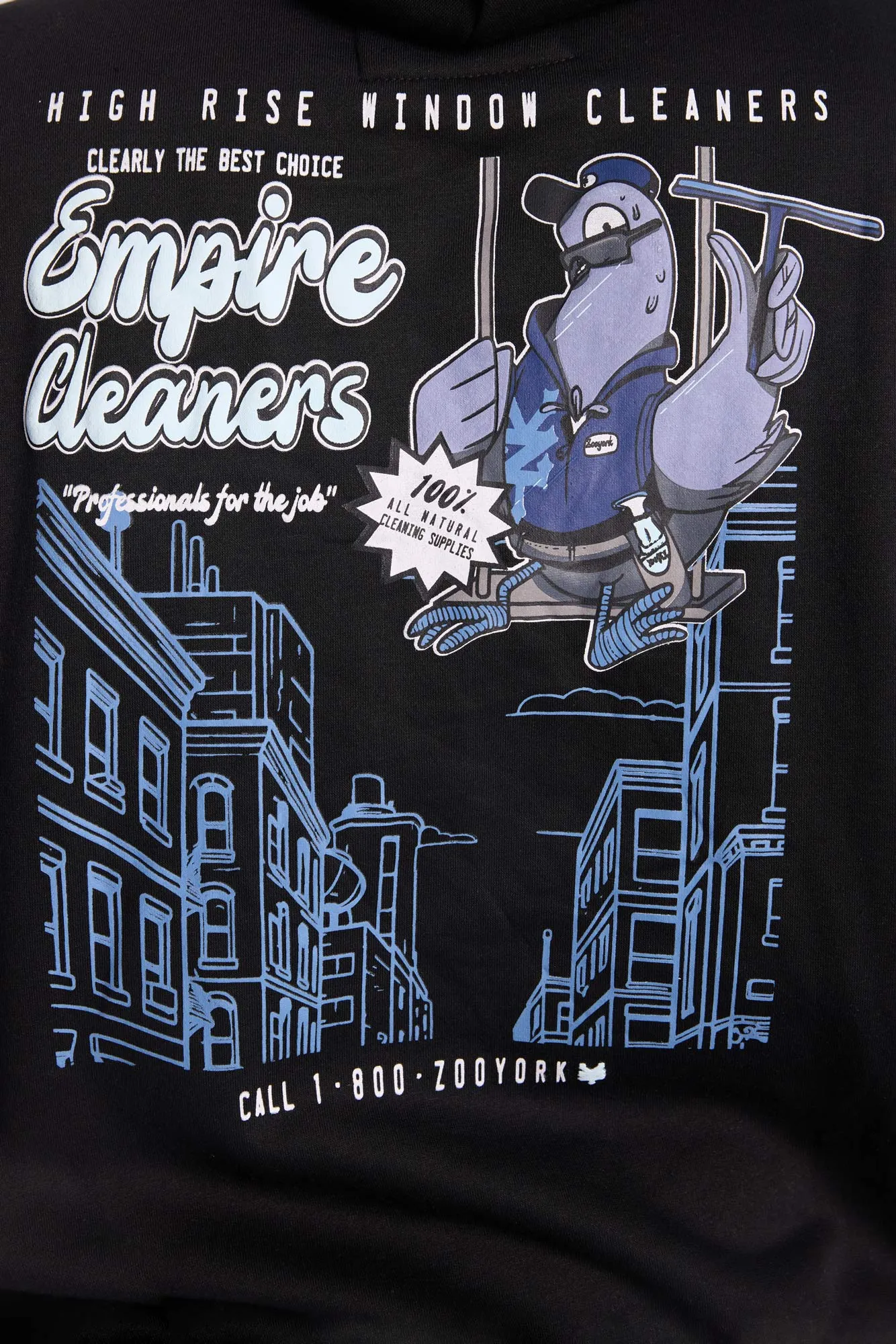 Haut à capuchon imprimé Empire Cleaners Zoo York homme