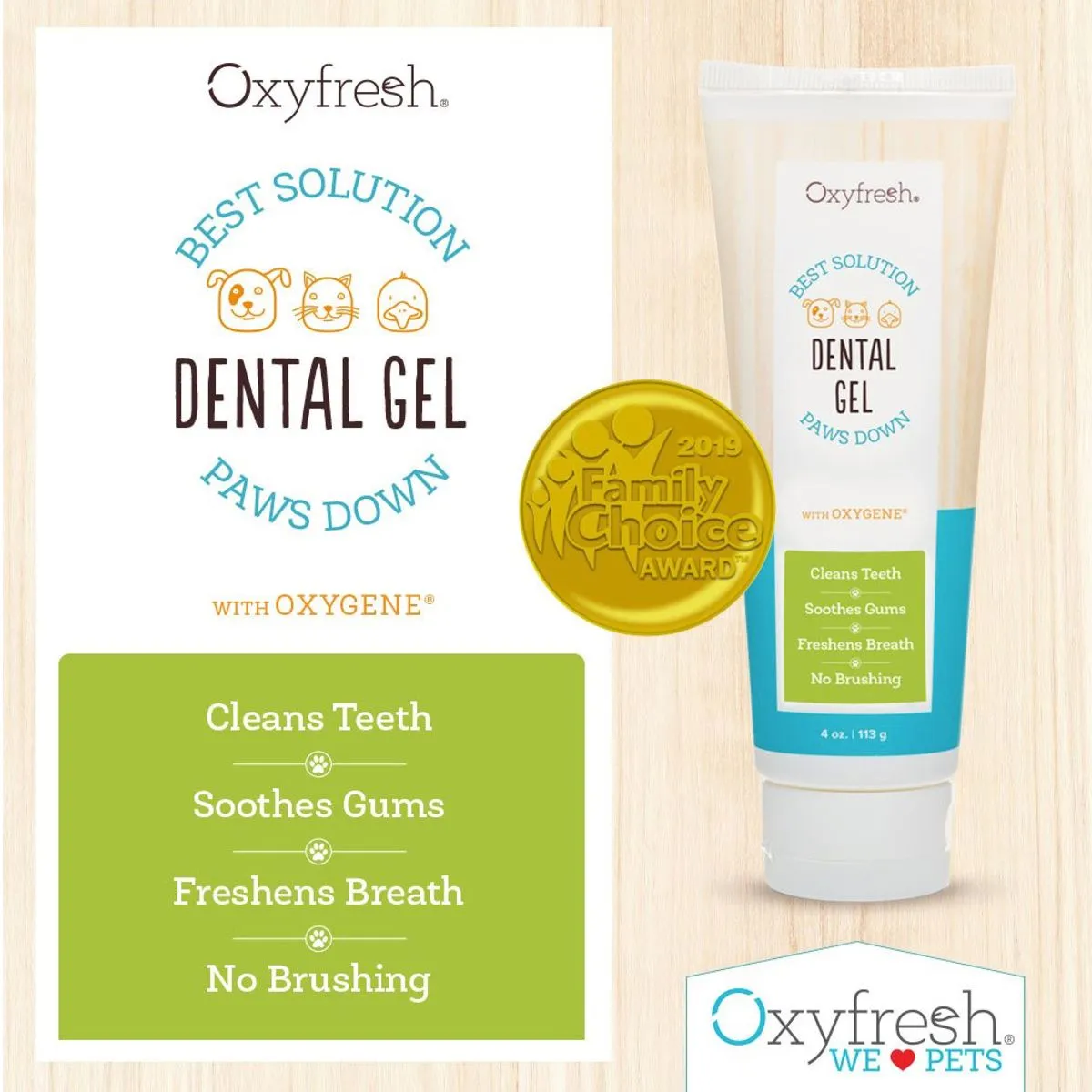 Oxyfresh Pet Dental Gel Toothpaste