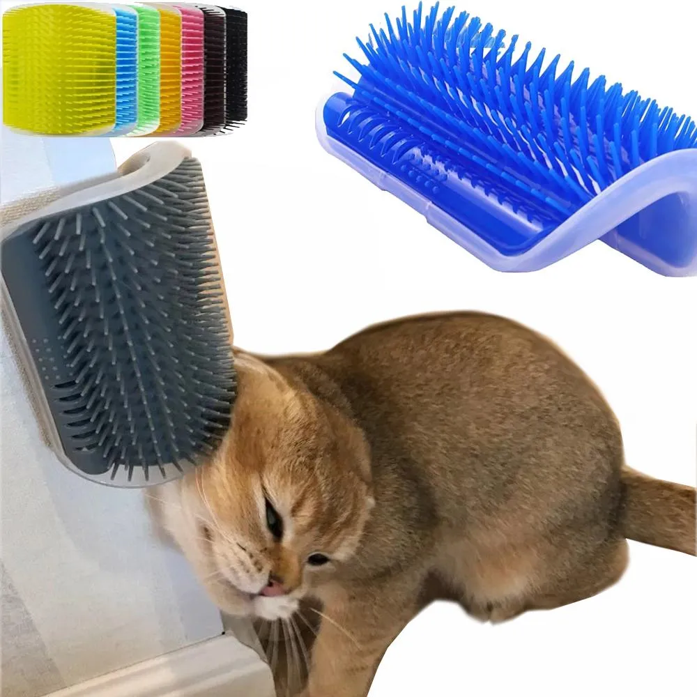 Pet Comb Removable  Corner Scratching Rubbing Brush Pet Hair Removal Massage Comb Pet Grooming Cleaning Supplies Scratcher