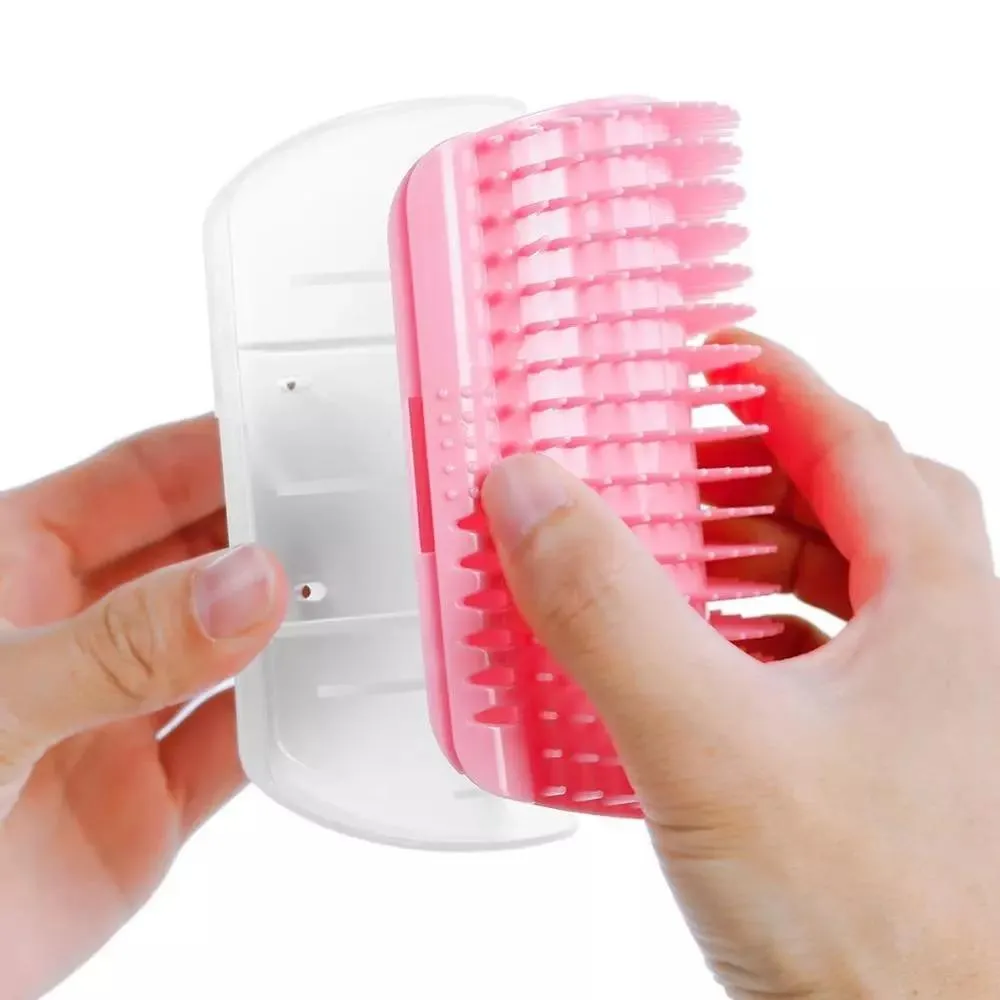 Pet Comb Removable  Corner Scratching Rubbing Brush Pet Hair Removal Massage Comb Pet Grooming Cleaning Supplies Scratcher
