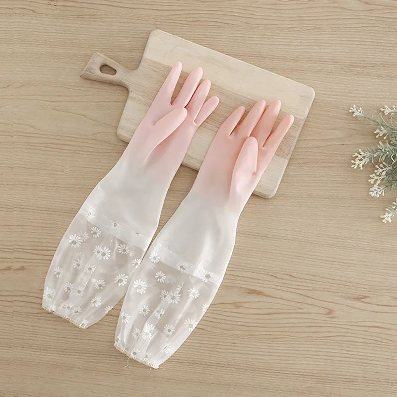 Reusable Cleaning Gloves with Long Cuff