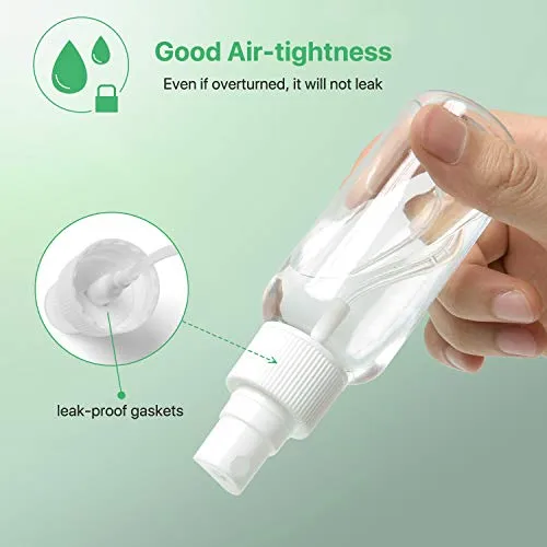Small Plastic Spray Bottles ULG Empty Fine Mist Spray Bottles