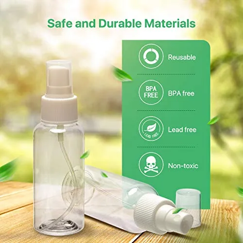 Small Plastic Spray Bottles ULG Empty Fine Mist Spray Bottles