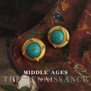 Turquoise Vintage Stud Earrings