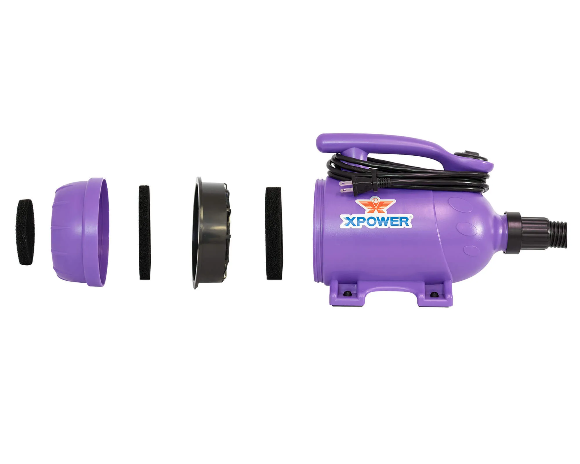 XPOWER B-2 2-in-1 Pet Force Hair Dryer and Vacuum