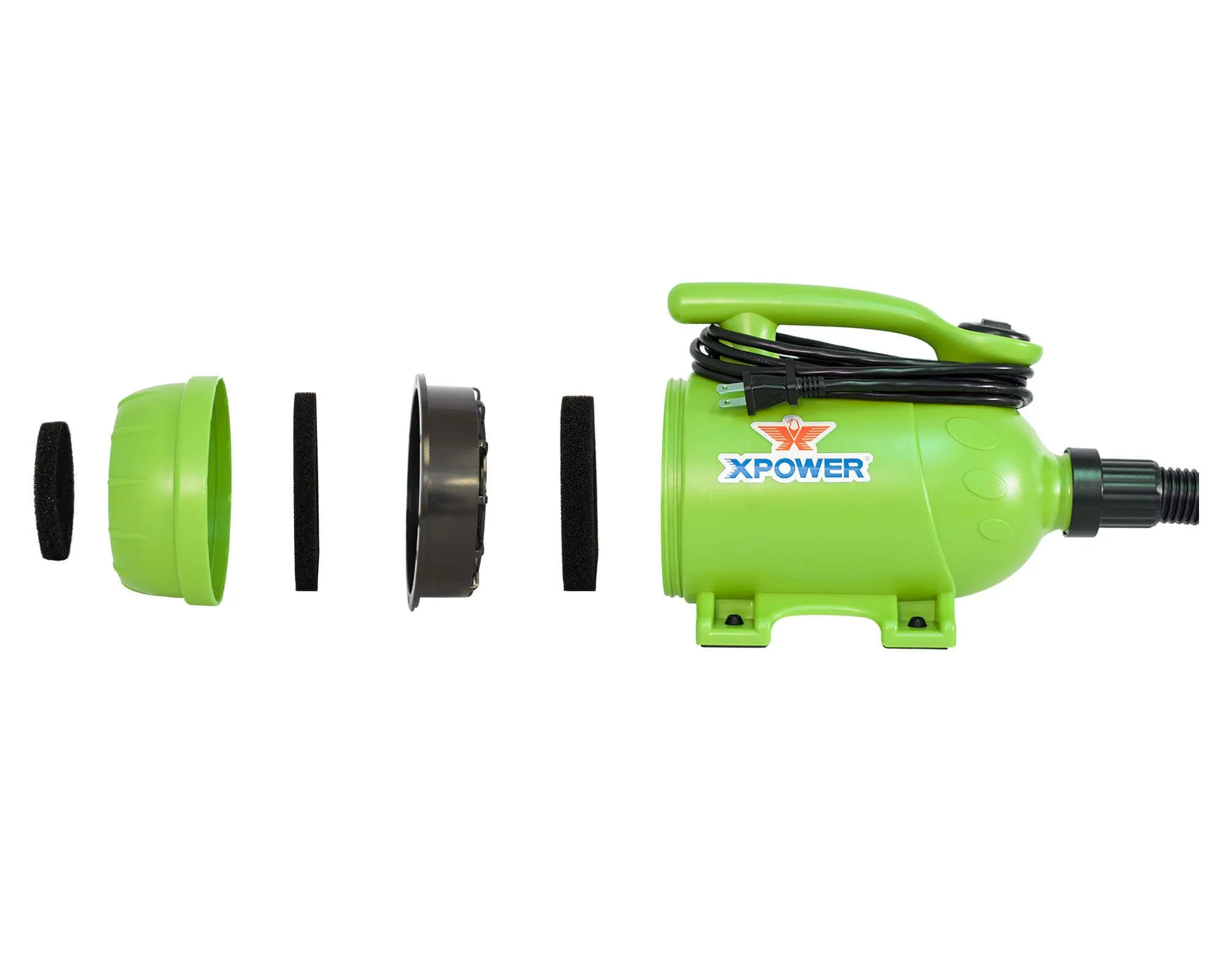 XPOWER B-2 2-in-1 Pet Force Hair Dryer and Vacuum