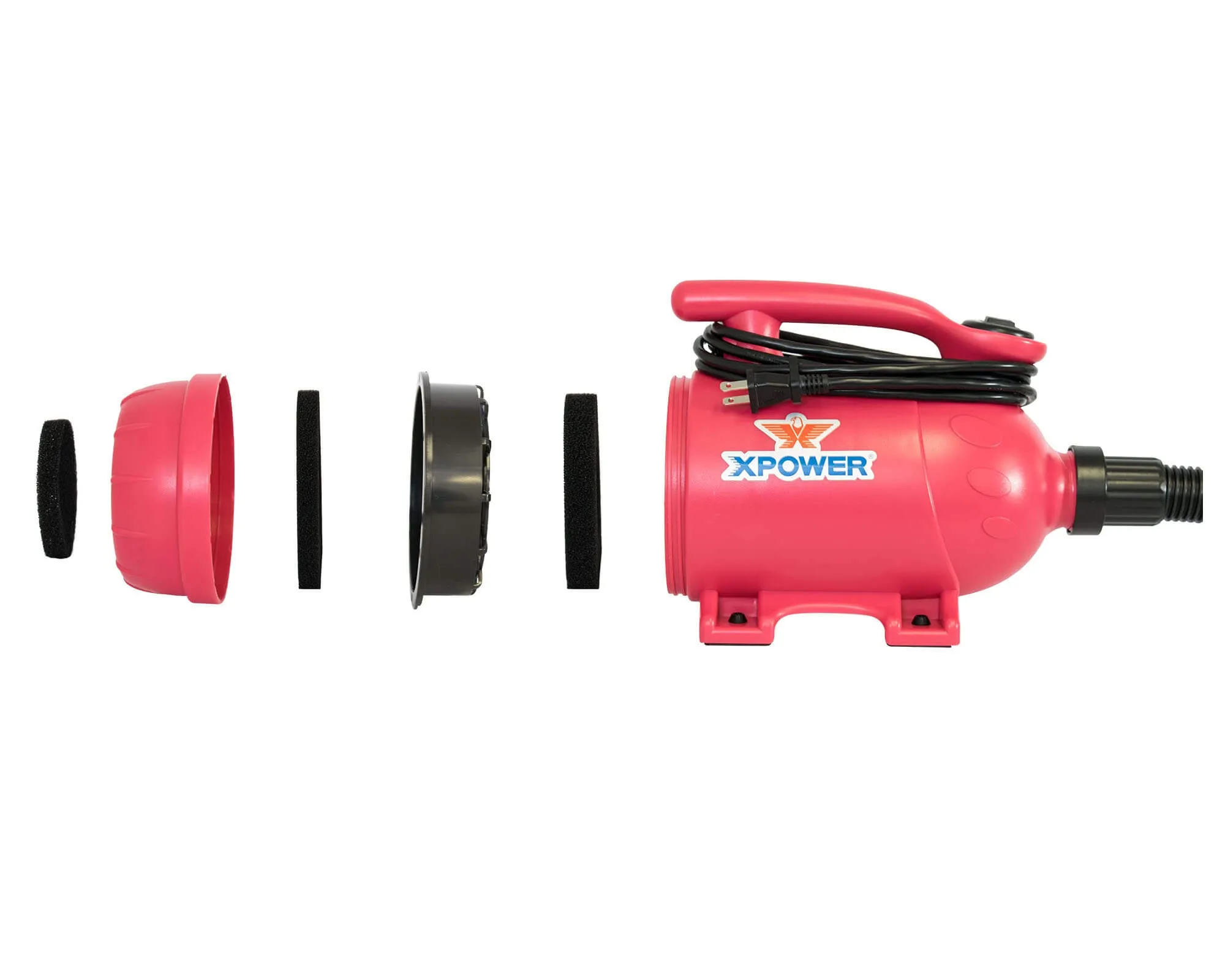 XPOWER B-2 2-in-1 Pet Force Hair Dryer and Vacuum