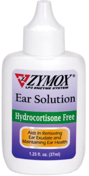 Zymox Ear Solution without Hydrocortizone 1.25oz